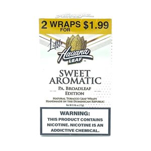 HAVANA LEAF SWEET AROMATIC $1.99 2PK / 20CT