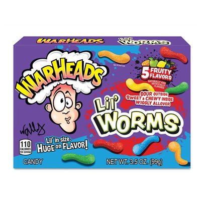 WARHEAD VIDEO LIL WORMS 3.5OZ