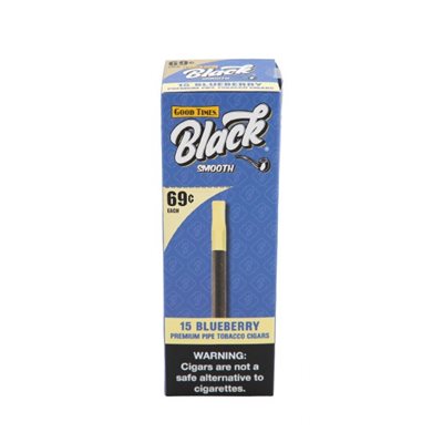 GOOD TIMES BLACK TIPPED SMTH BLUEBERRY PP.69 15CT