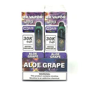 MR VAPOR ULTRA 5% ALOE GRAPE 30K PUFF 6CT