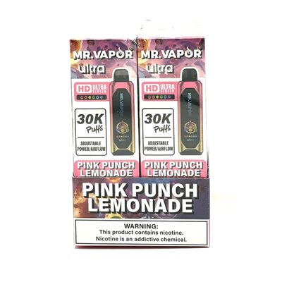 MR VAPOR ULTRA 5% PINK PUNCH LEMONADE 30K PUFF 6CT