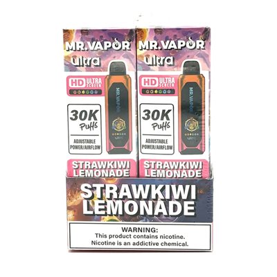 MR VAPOR ULTRA 5% STRAWKIWI LEMONADE 30K PUFF 6CT