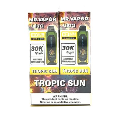 MR VAPOR ULTRA 5% TROPIC SUN 30K PUFF 6CT