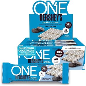 ONE PROTEIN BAR HERSHEY COOKIES N CREME 12CT