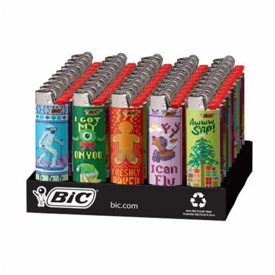 LIGHTER BIC HOLIDAY 50CT